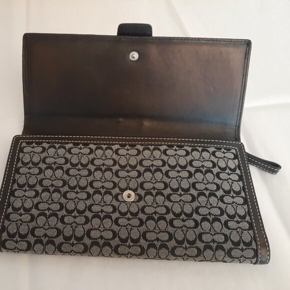 Coach Monogram Trifold Wallet - Picture 11 of 15